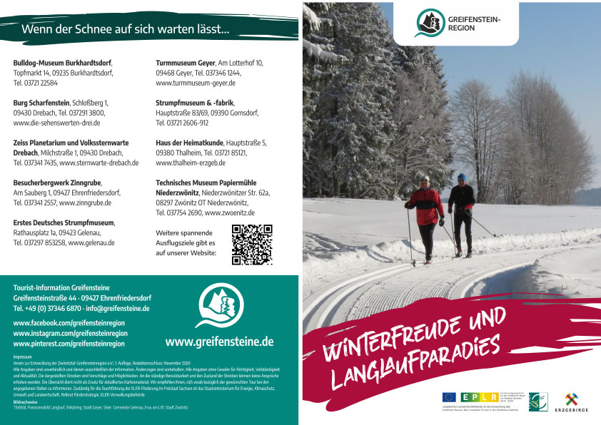 Greifensteinregion Winterfreude und Langlaufparadies