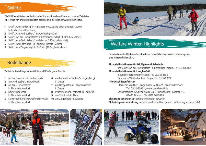 Greifensteinregion Winterfreude und Langlaufparadies