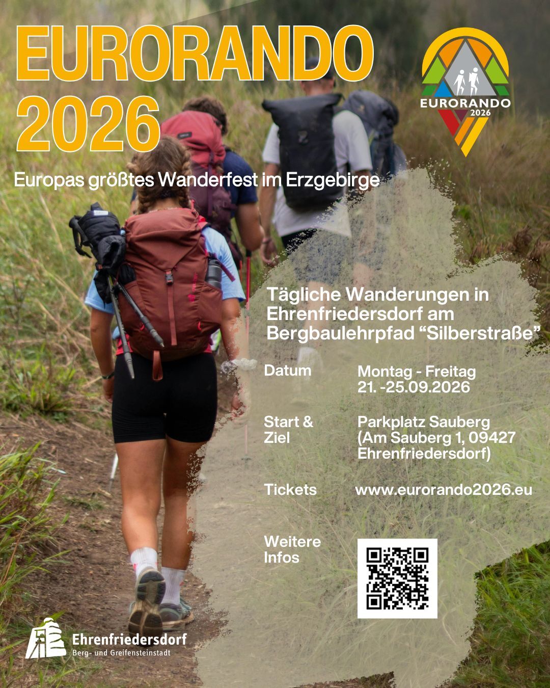 EURORANDO 2026 Wanderungen in Ehrenfriedersdorf