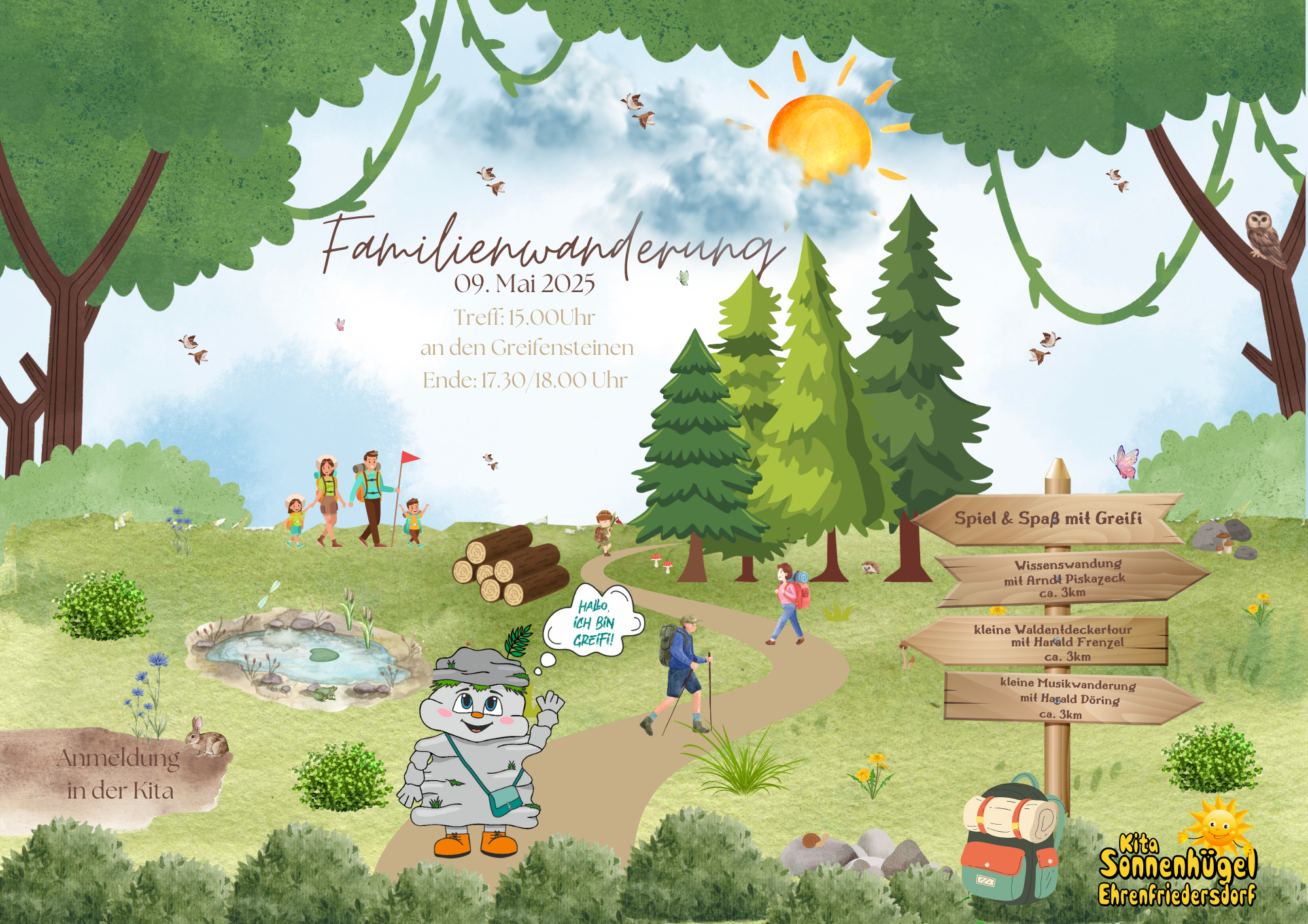 Familienwanderung 2 29.7 x 21 cm