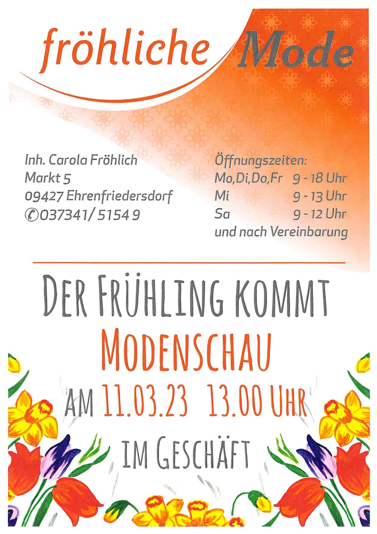 Fröhliche Mode 11.3.23