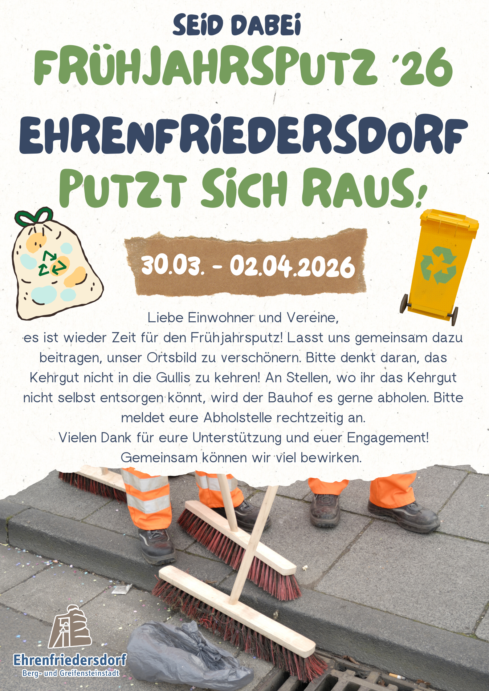 Frühjahrsputz in Ehdorf 2026