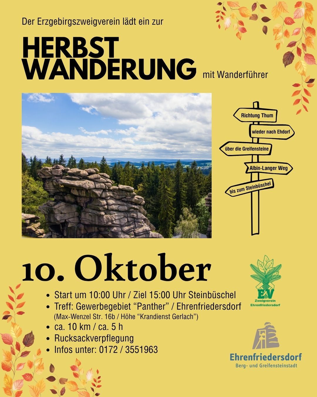 Herbstwanderung 10.10.2026