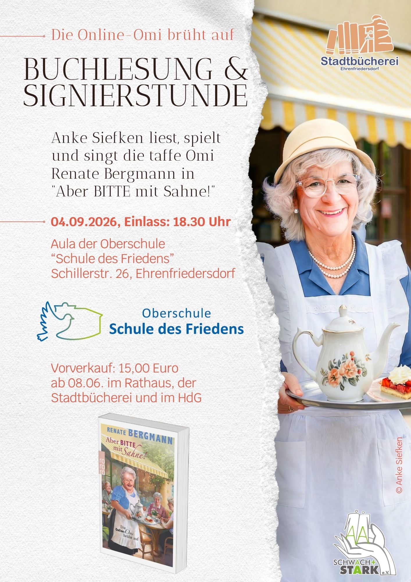 Lesung Renate Bergmann 2026 Flyer A4