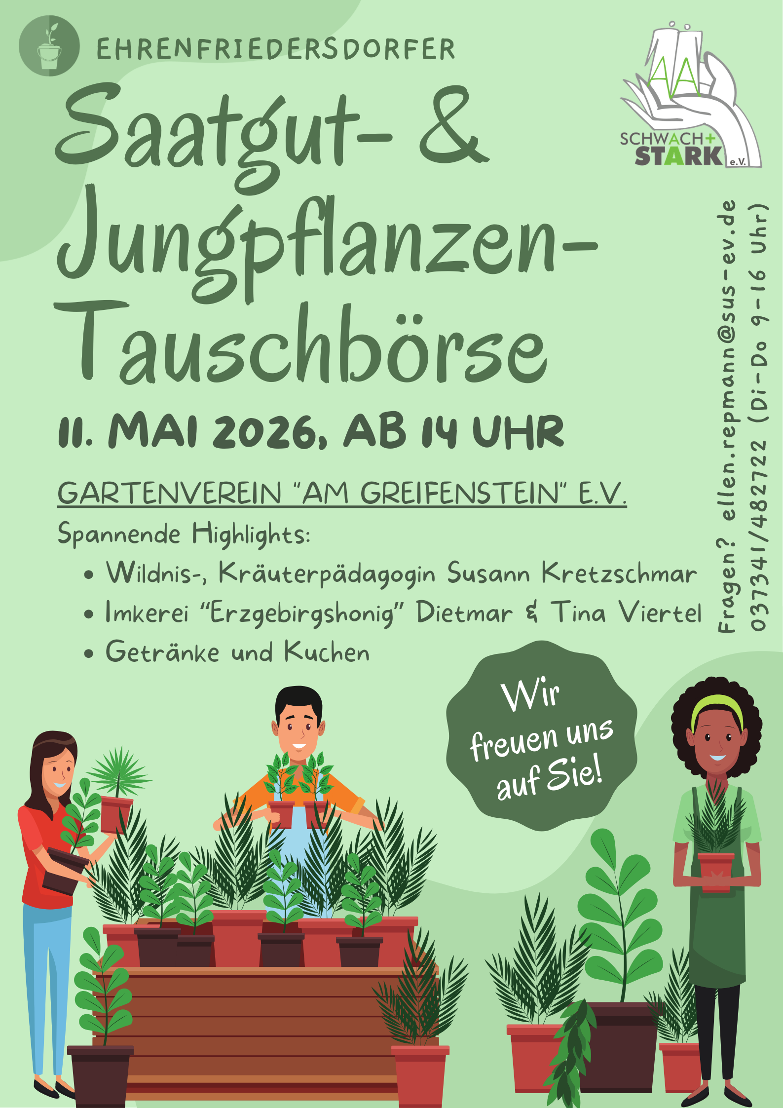 Pflanzentauschbörse 2026 Poster