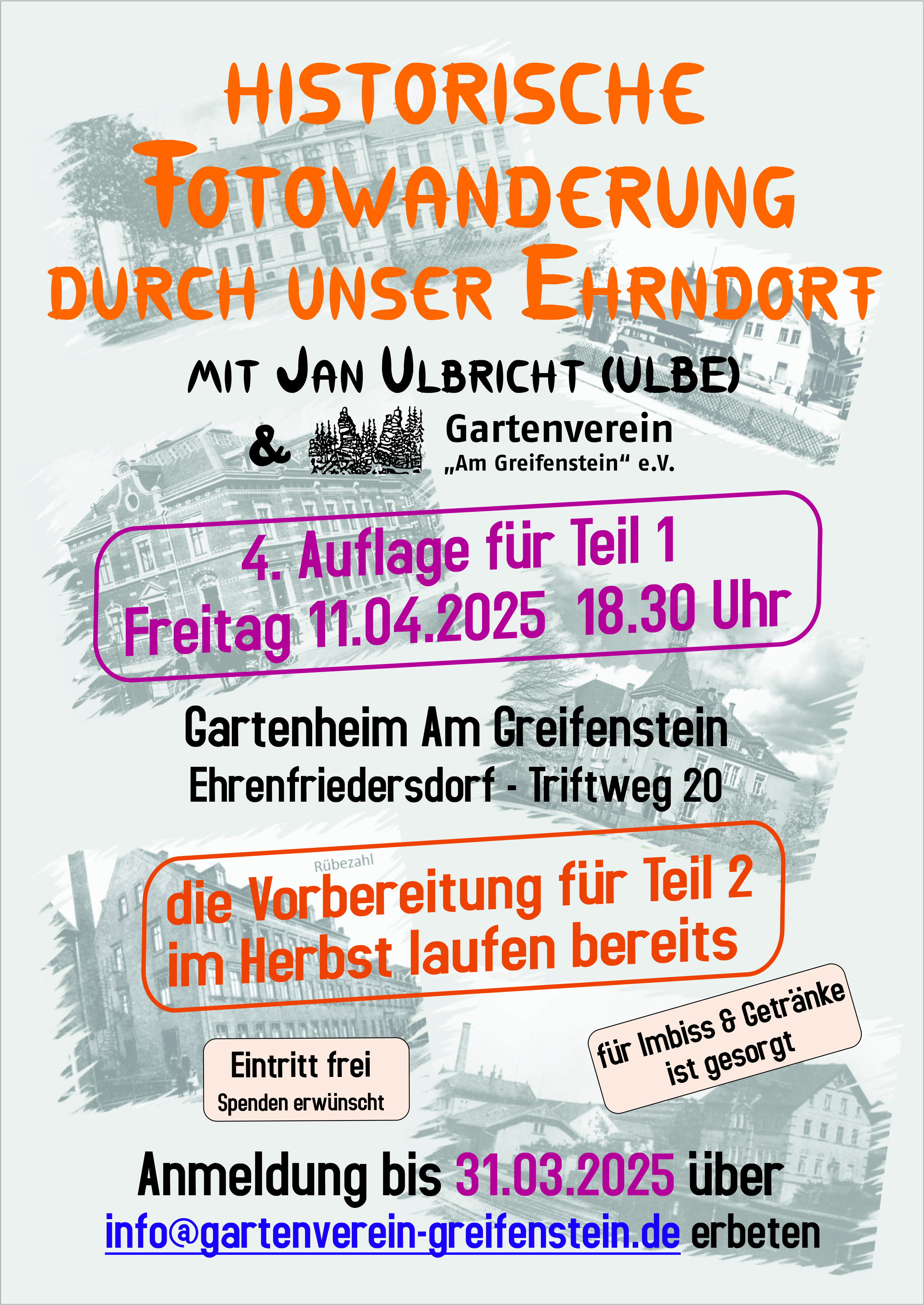 Plakat Fotowanderung 4. Auflage