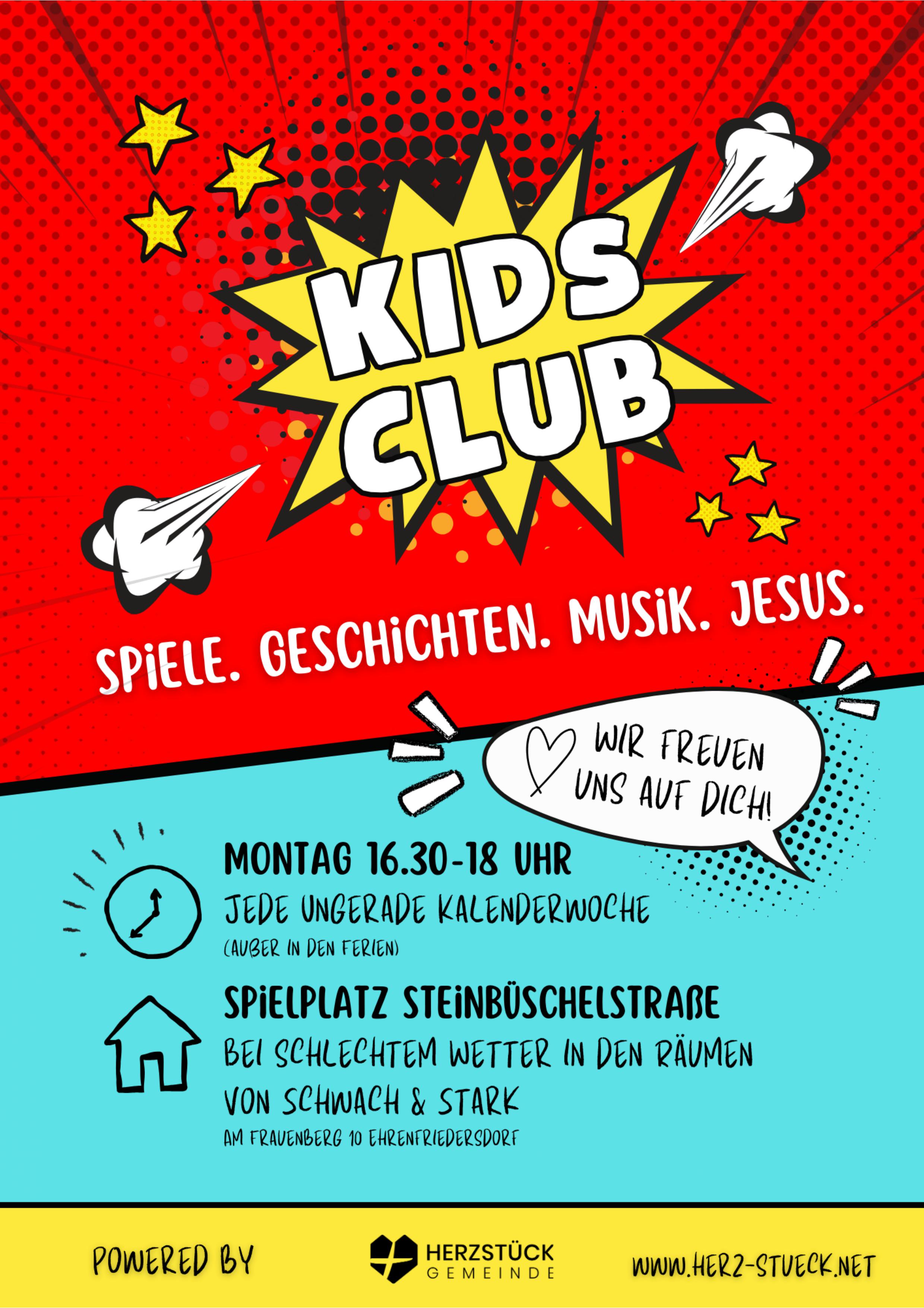 Plakat Kidsclub neu
