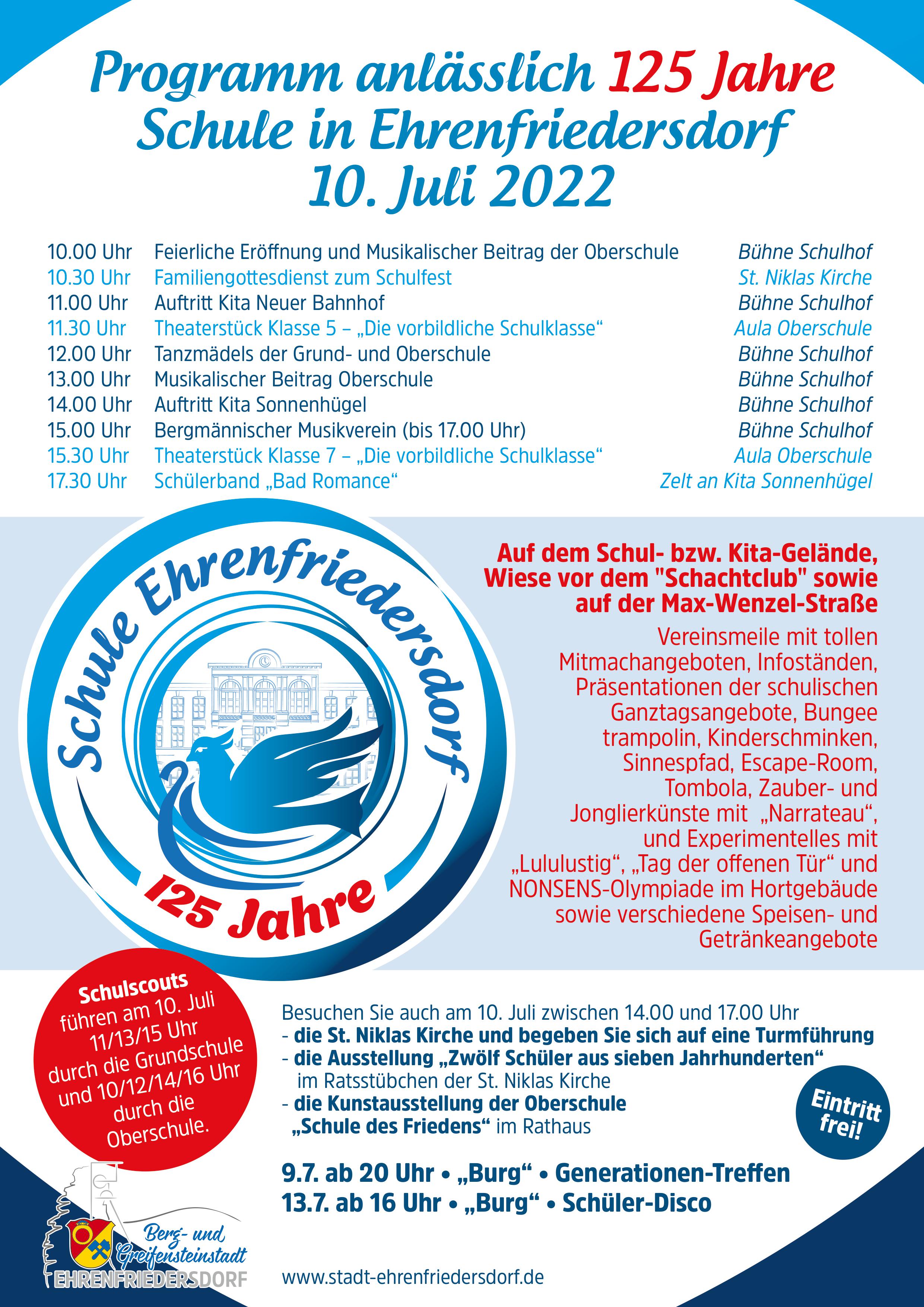 Plakat Schulfest