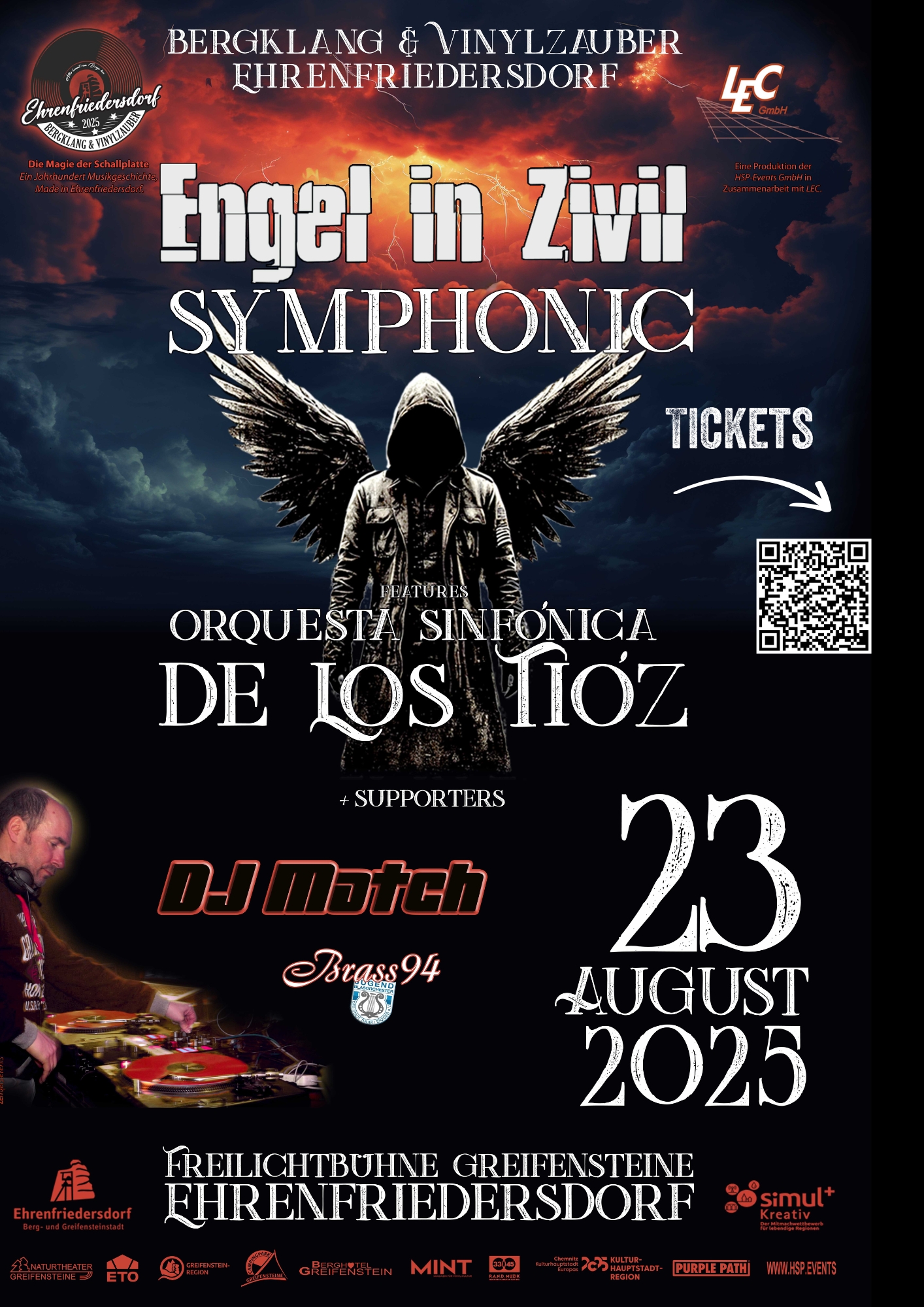 Plakat mit qr code