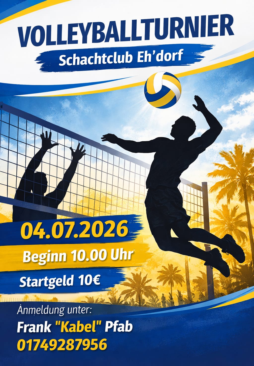 Volleyballtournier Schachtclub 04072026