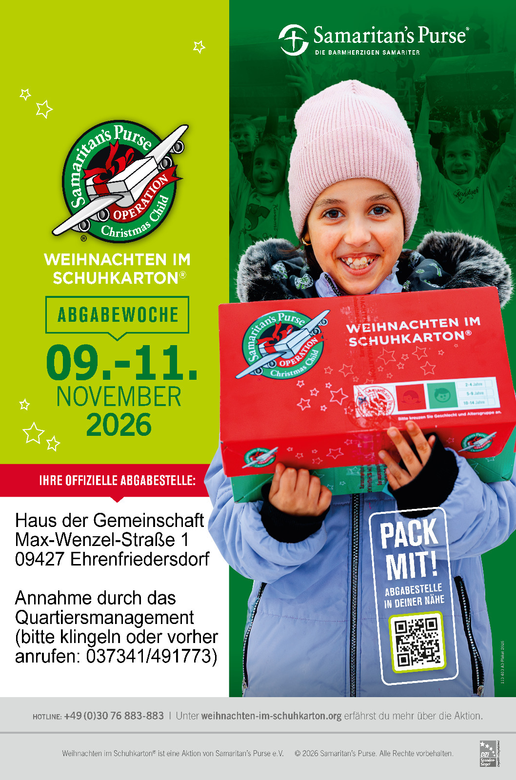 Weihnachten im Schukarton