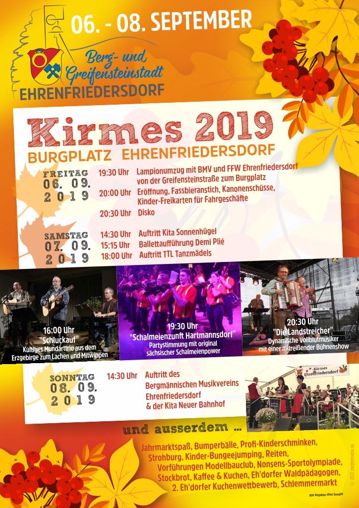 plakat kirmes edorf 2019